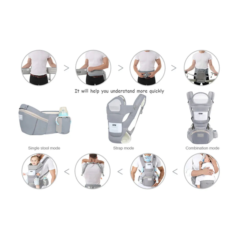 9in1 360 Ergonomic Baby Carrier | Newborn to Toddler